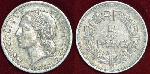 France francs 1947b 9 - francs,
