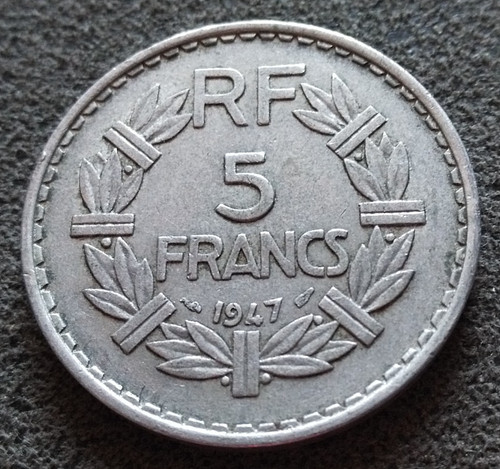 France francs 1947 - france,