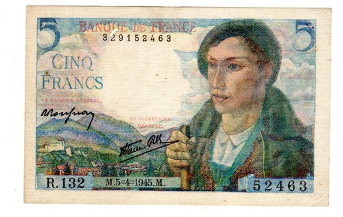 France billet francs - france, (1943
