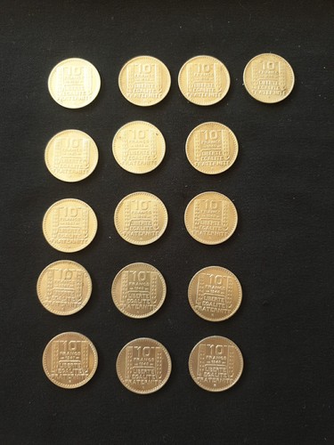 Lot pièces francs - lot, 10