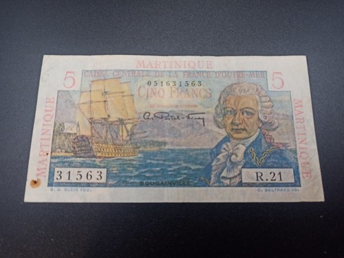 Martinique francs 1947 - martinique,