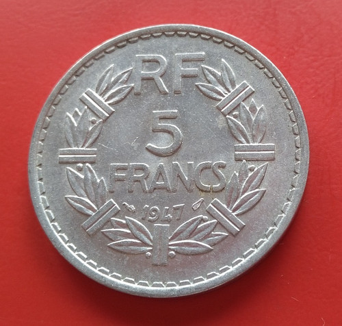 Monnaie france francs - 5, 1947