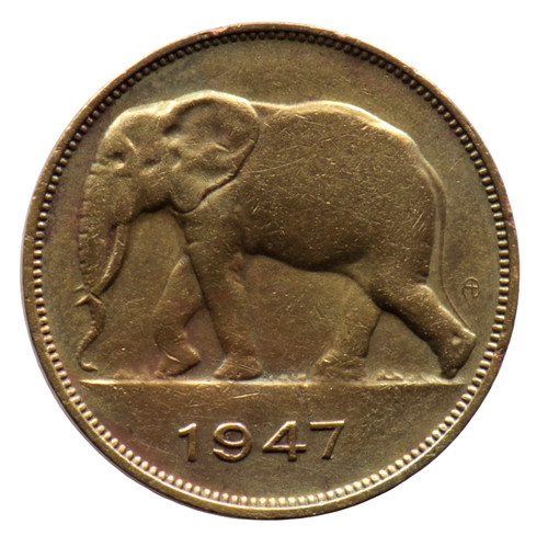 Francs 1947 congo belge - francs,