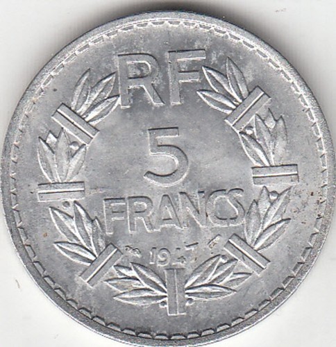 Monnaie française francs - 5,