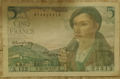 Billet francs berger - de,