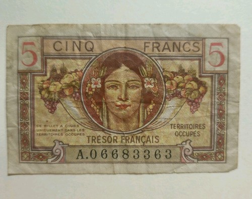 Francs 1947 tresor francais - 5,