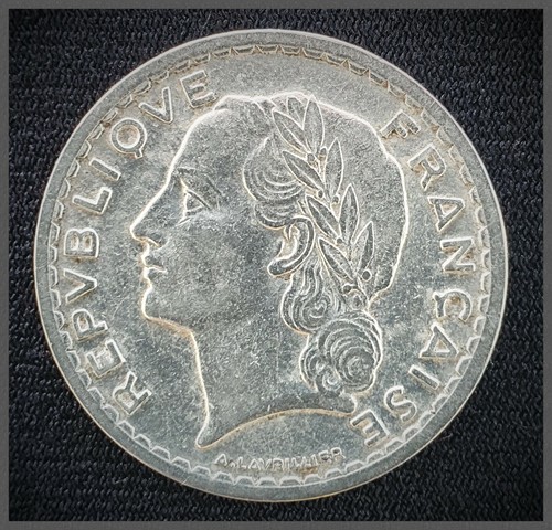 1947 francia moneta franchi - francia, 5