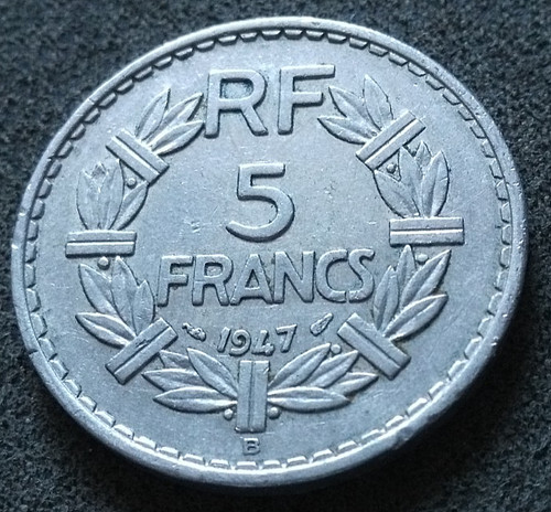 Monnaie france francs 1947 - monnaie, b