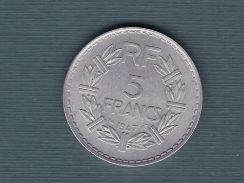 Monnaie france 1947 francs - monnaie,