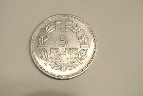 Francs lavrillier alu 1947 - francs,