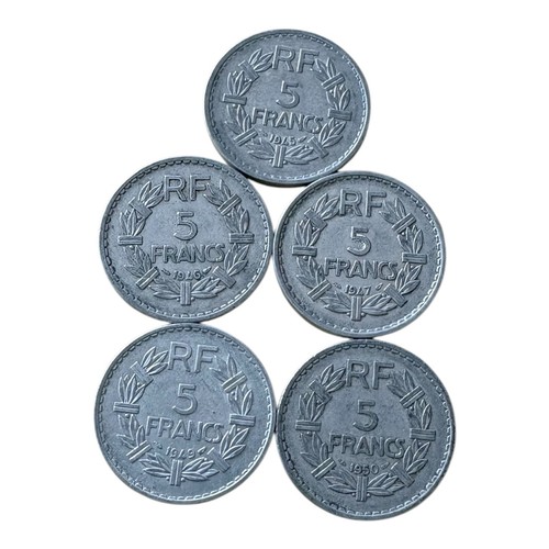 Lot pièces 5 - 5, francs
